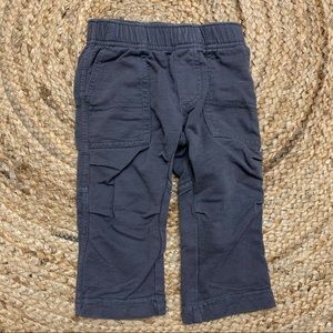 Tea collection 12-18m cotton casual gray pants